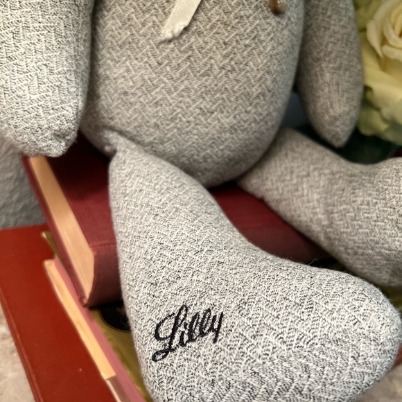 Teddy Bear Gray  Large 20" plush Personalized “ Lilly - Picture 2 of 9